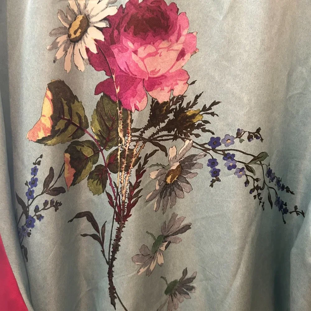 Gucci Men's $3,950 Blue L'Aveugle Par Amour Duchesse Bomber Jacket
